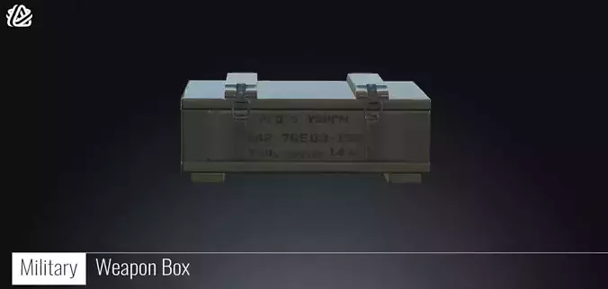 Weapon Army Box with ammunition