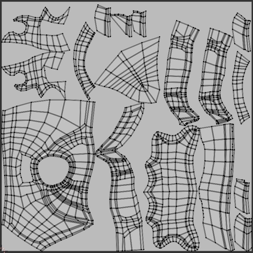 Knight PBR demon Low-poly 3D model_20