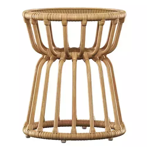 Kids Rattan Nightstand 3D model Kids Rattan Nightstand 3D model
