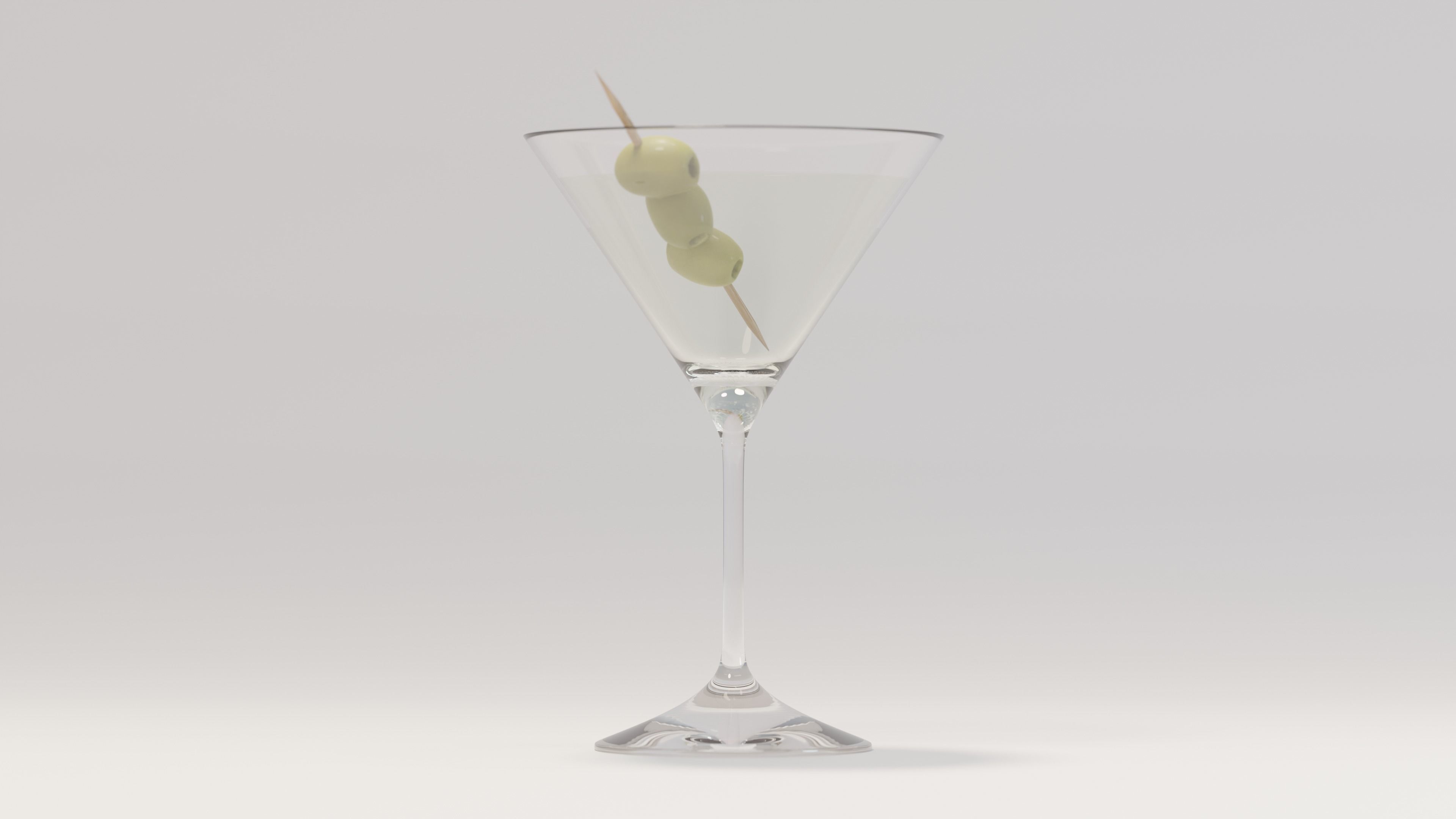 Martini Coctail 3D model_3