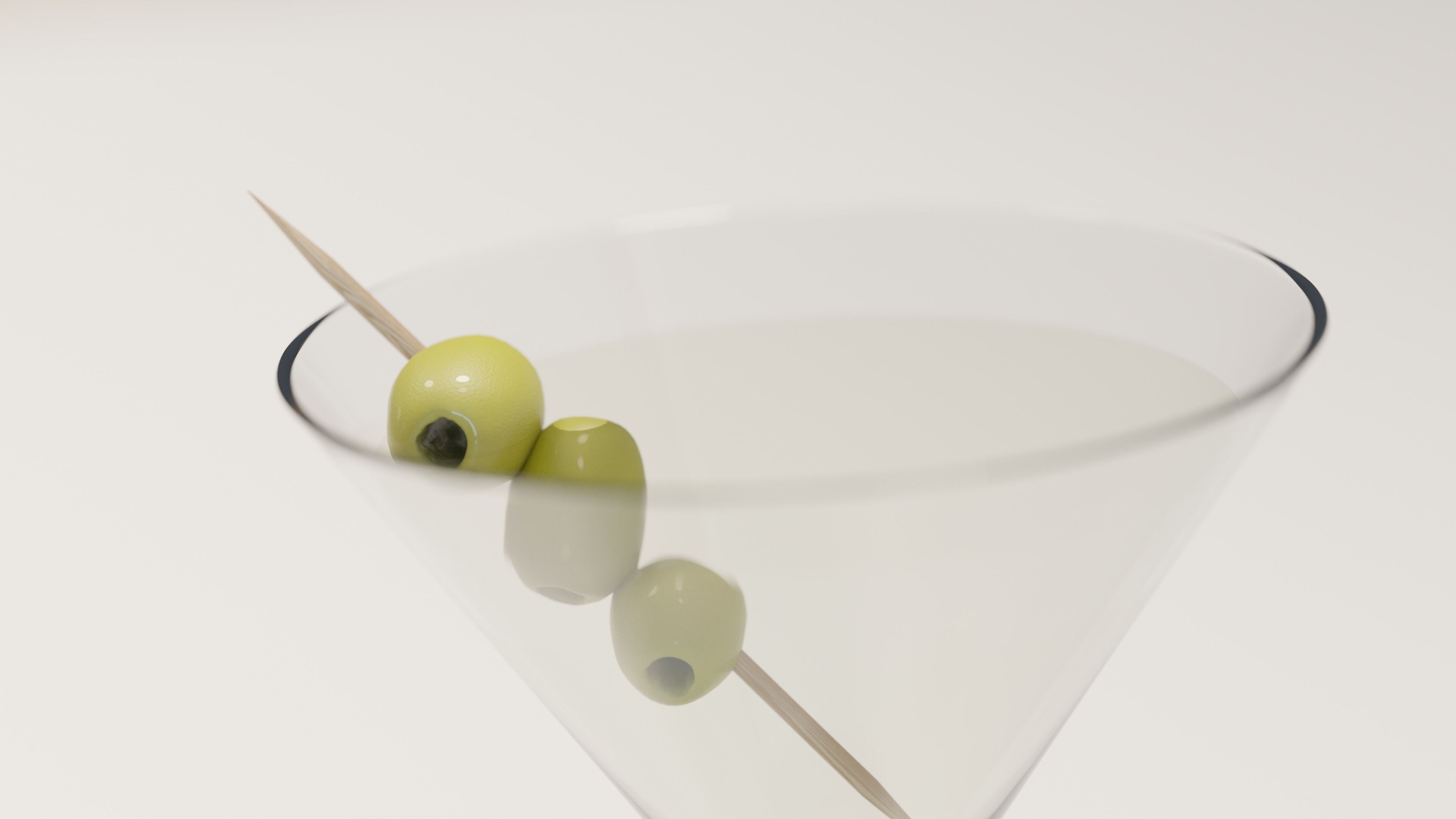 Martini Coctail 3D model_5