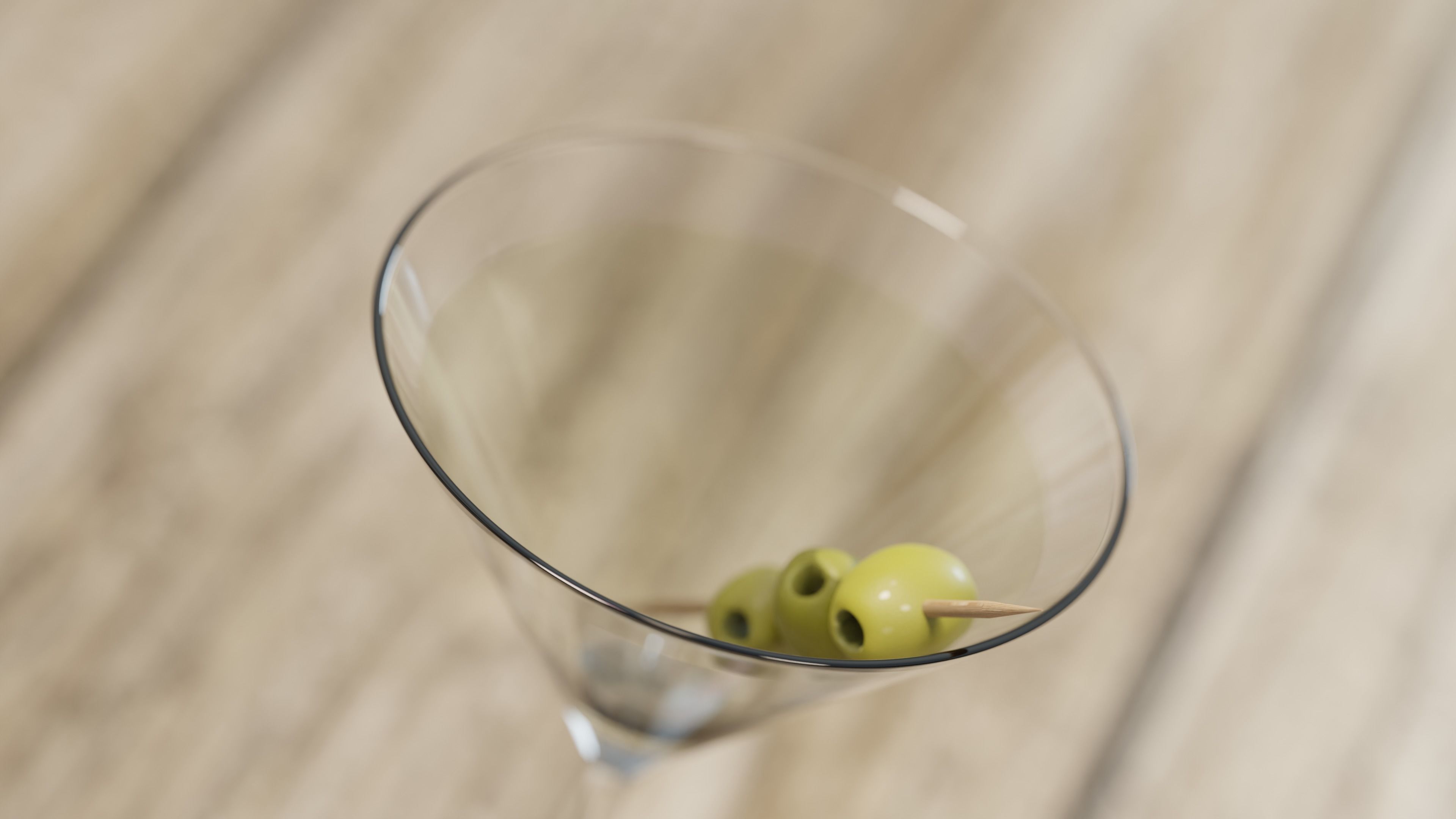 Martini Coctail 3D model_1