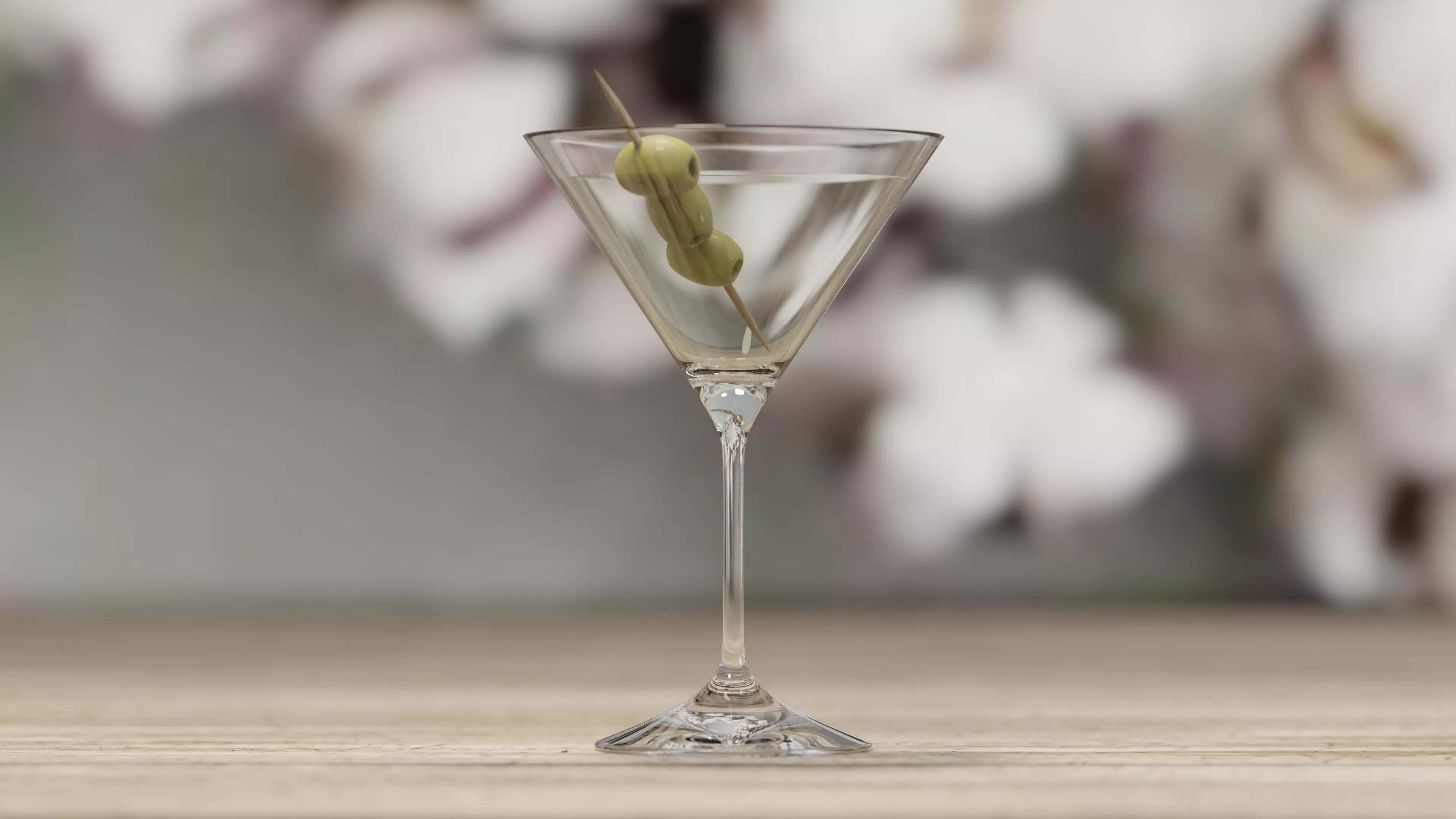 Martini Coctail 3D model_0
