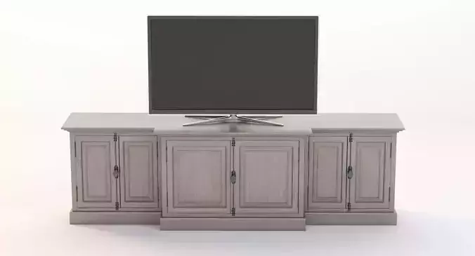 French Panel Media Console