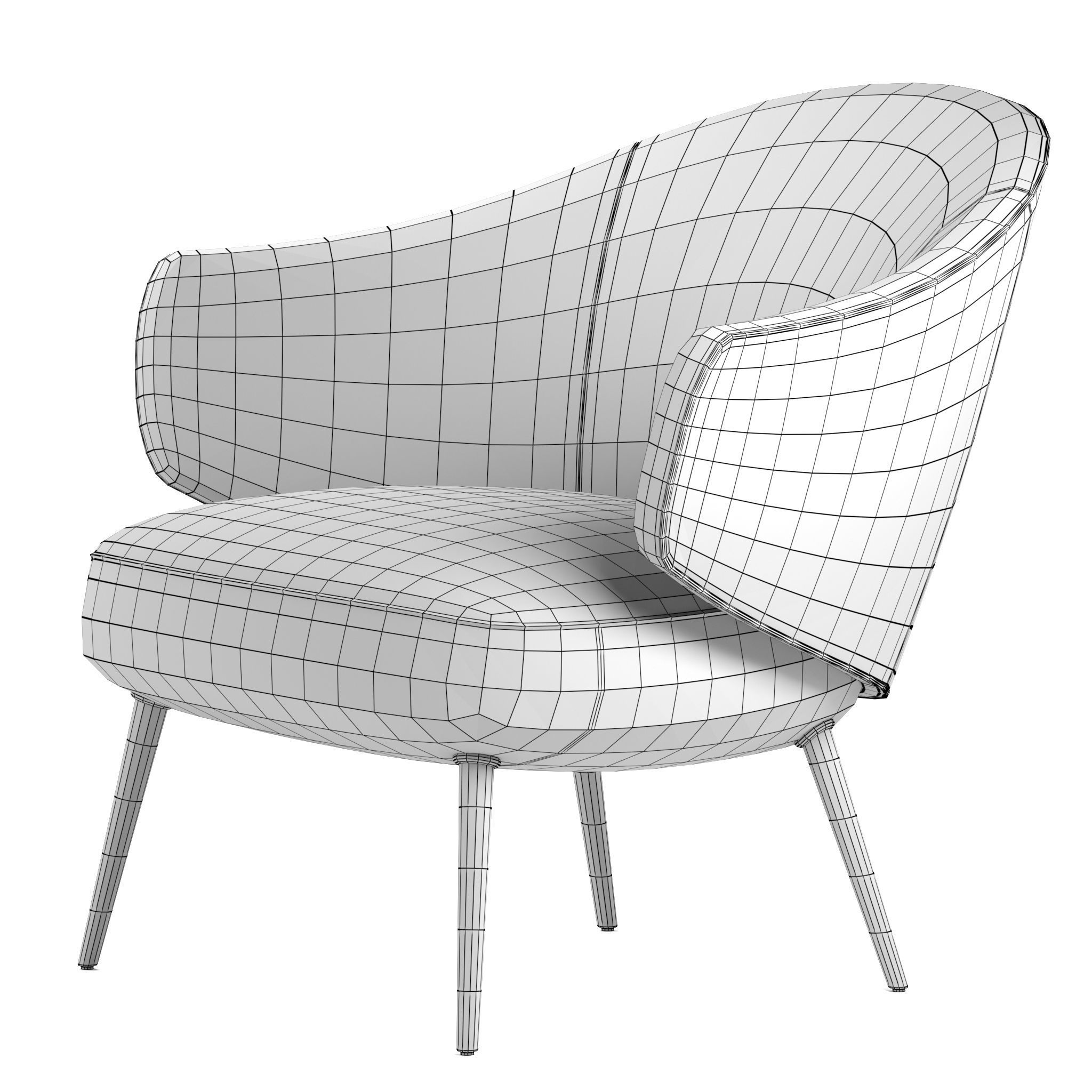 CHARLOTTE CHAIR 3D model_3