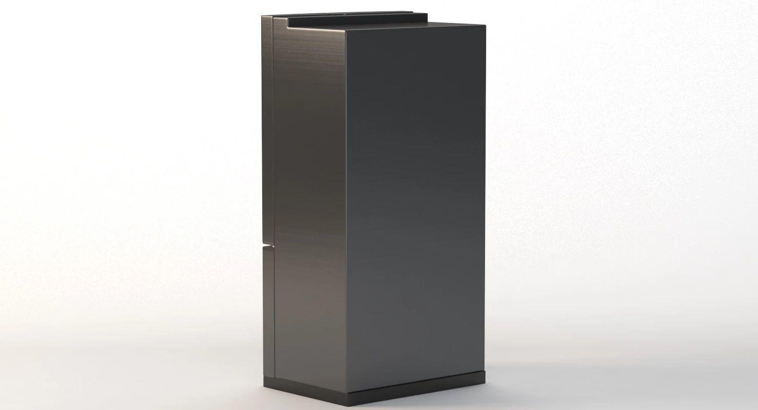 Frigidaire Gallery 27 2 Cu Ft French Door Refrigerator 3D model_4