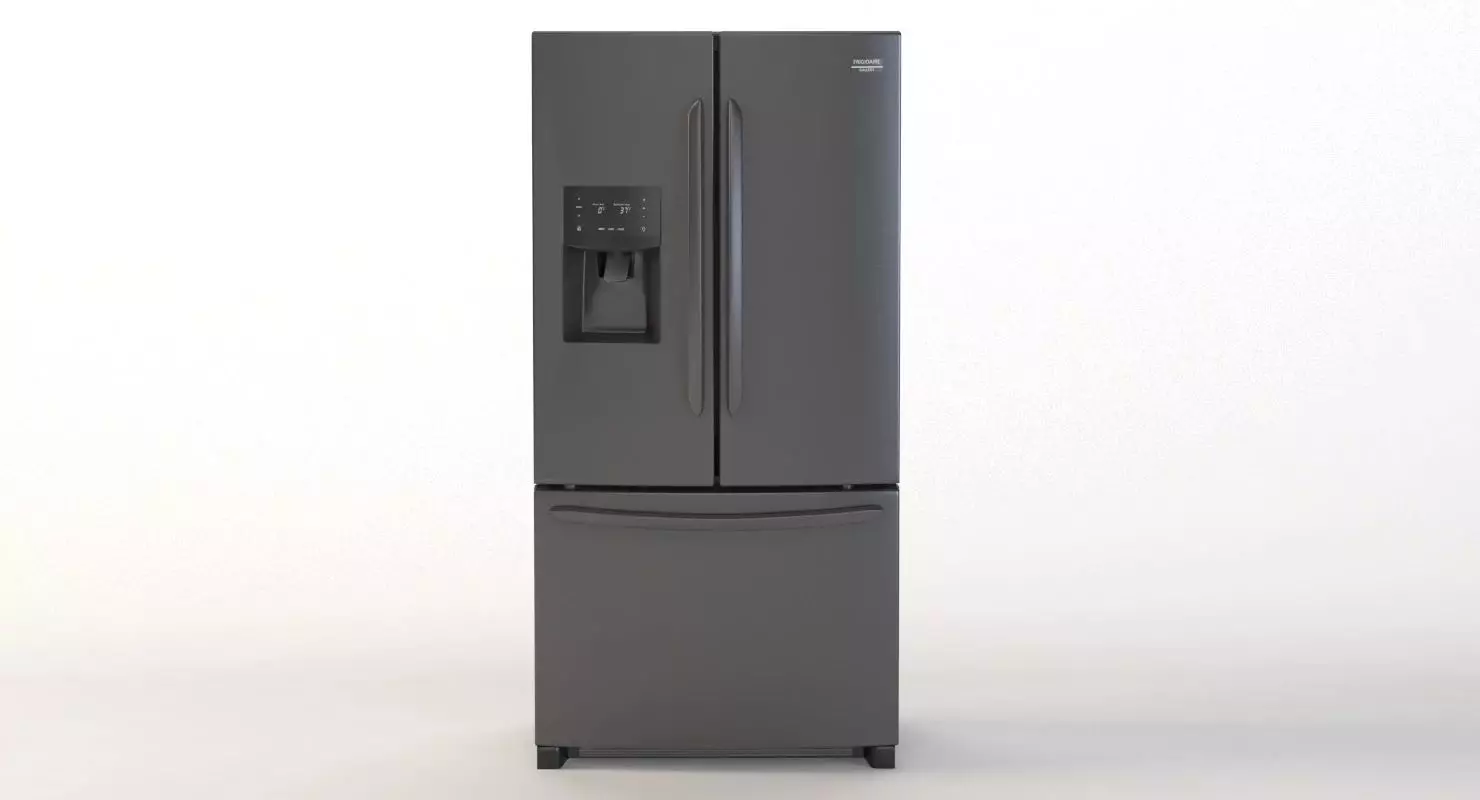 Frigidaire Gallery 27 2 Cu Ft French Door Refrigerator 3D model_0