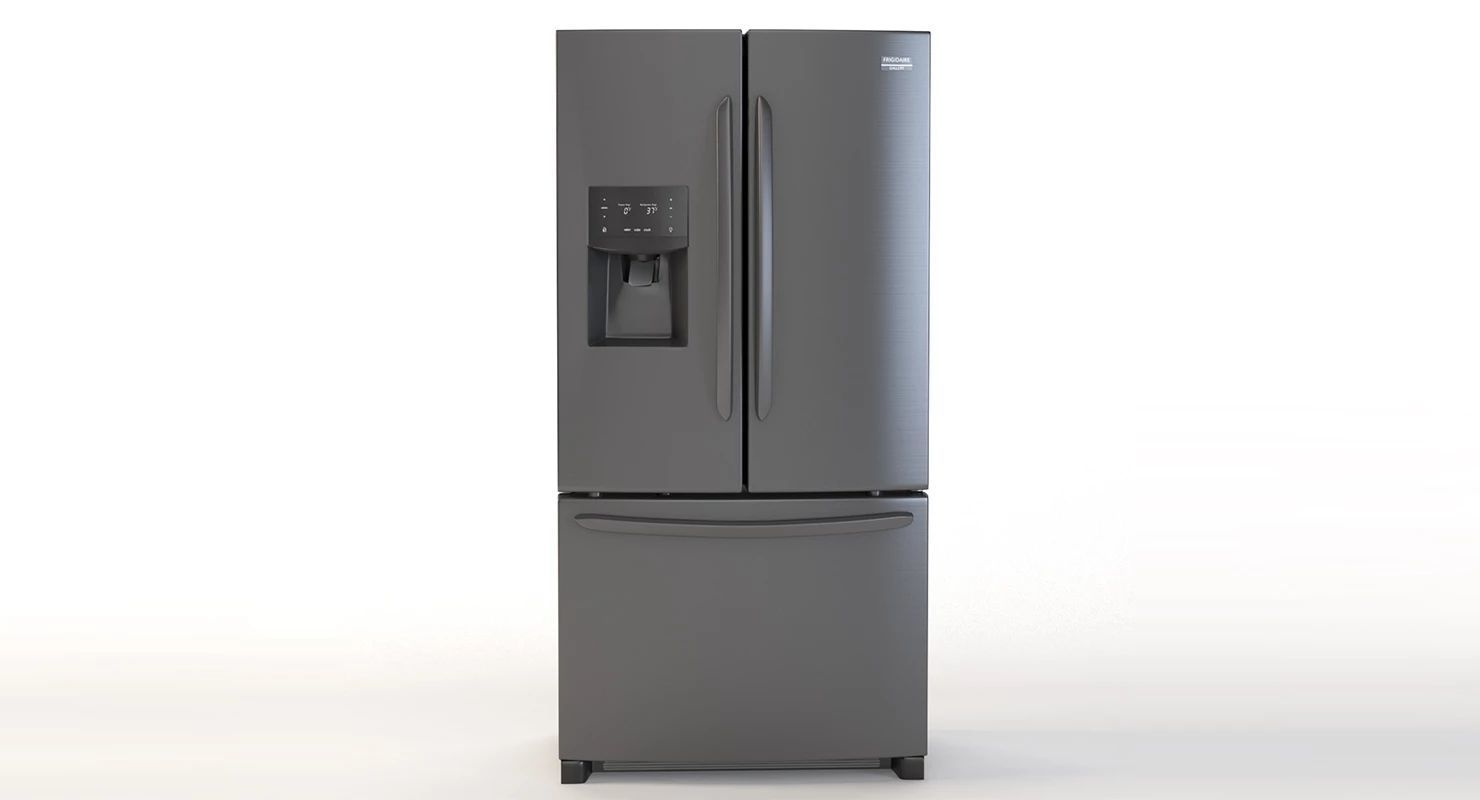 Frigidaire Gallery 27 2 Cu Ft French Door Refrigerator 3D model_9