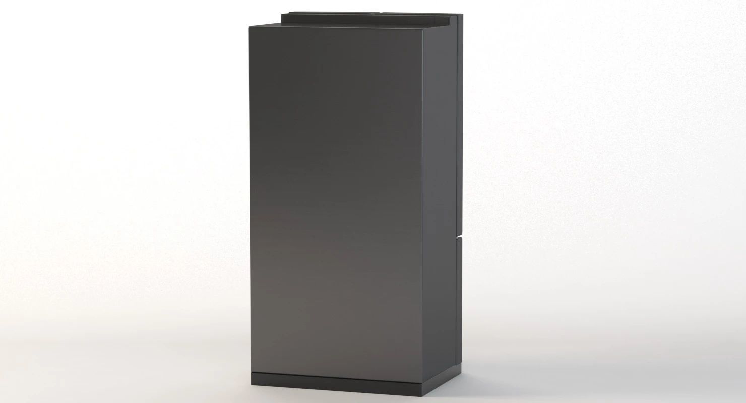 Frigidaire Gallery 27 2 Cu Ft French Door Refrigerator 3D model_3