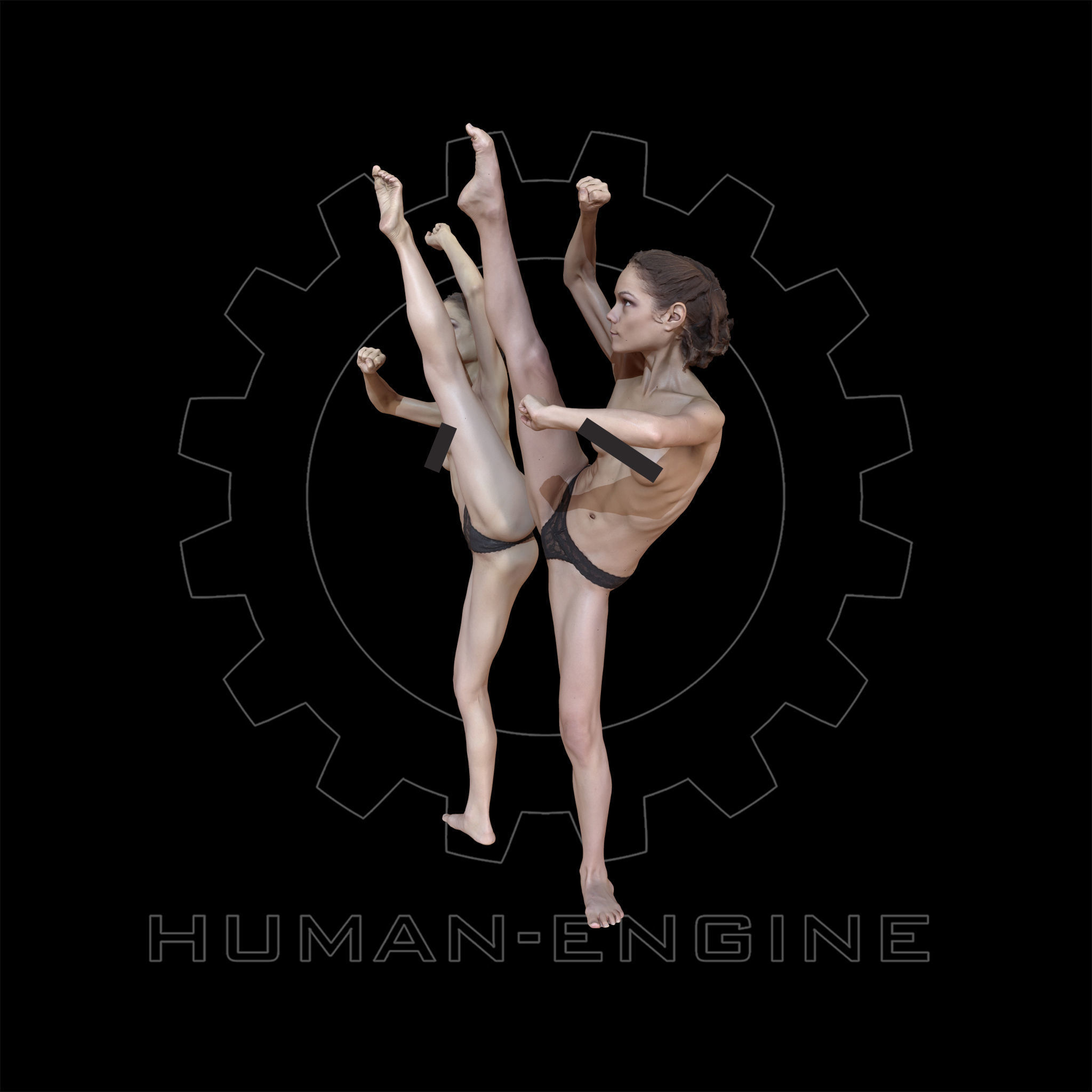 Female Scan - Sylph Ballet Poses 54-55 3D model_17