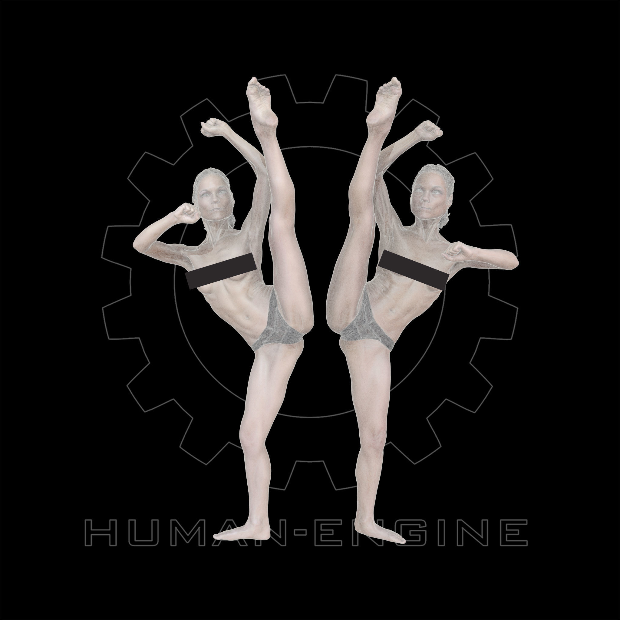 Female Scan - Sylph Ballet Poses 54-55 3D model_4