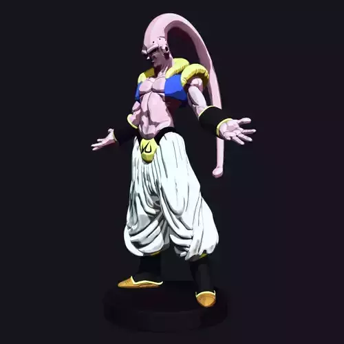 Majin Buu Gotenks DBZ 3D Prints STL File 3D print model