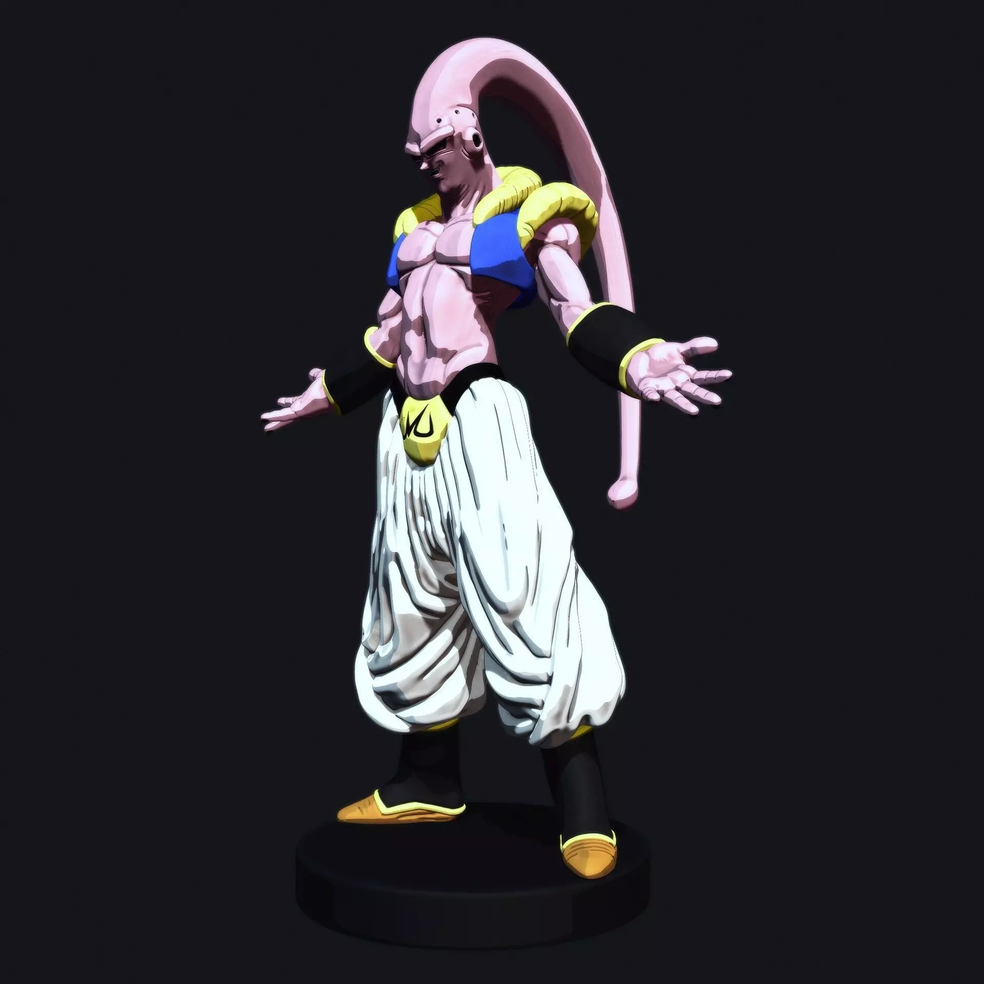 Majin Buu Gotenks DBZ 3D Prints STL File 3D print model