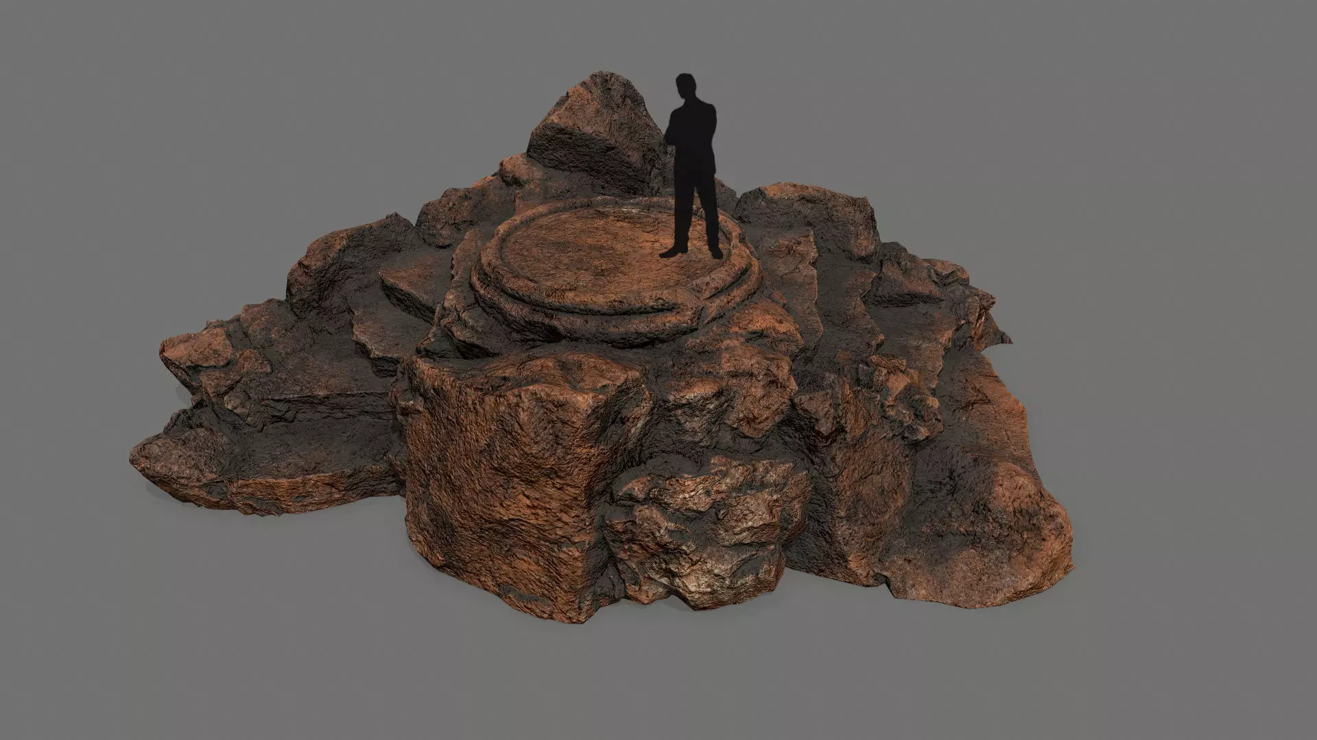 Ladder Ruin Low-poly 3D model