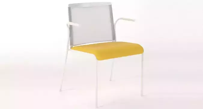 Gaber Teckel B Mesh Arm Chair By Eurolinea