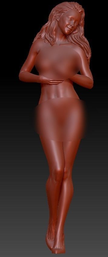 VIETNAMESE GIRL WITH AO DAI 3D print model_6