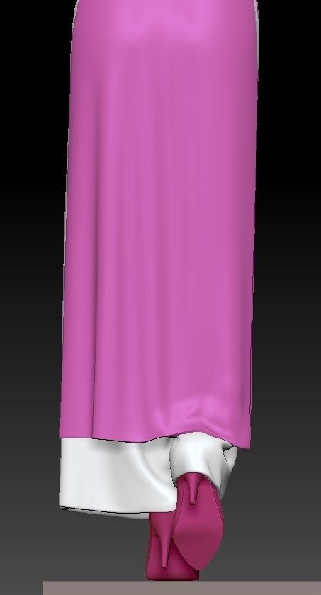 VIETNAMESE GIRL WITH AO DAI 3D print model_7