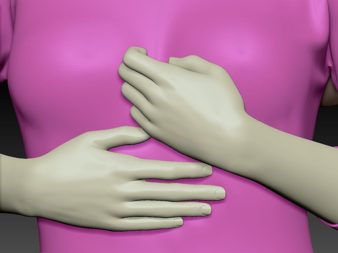 VIETNAMESE GIRL WITH AO DAI 3D print model_5