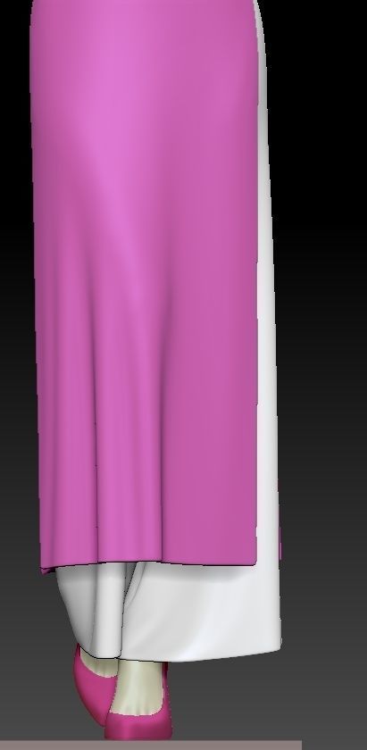 VIETNAMESE GIRL WITH AO DAI 3D print model_9