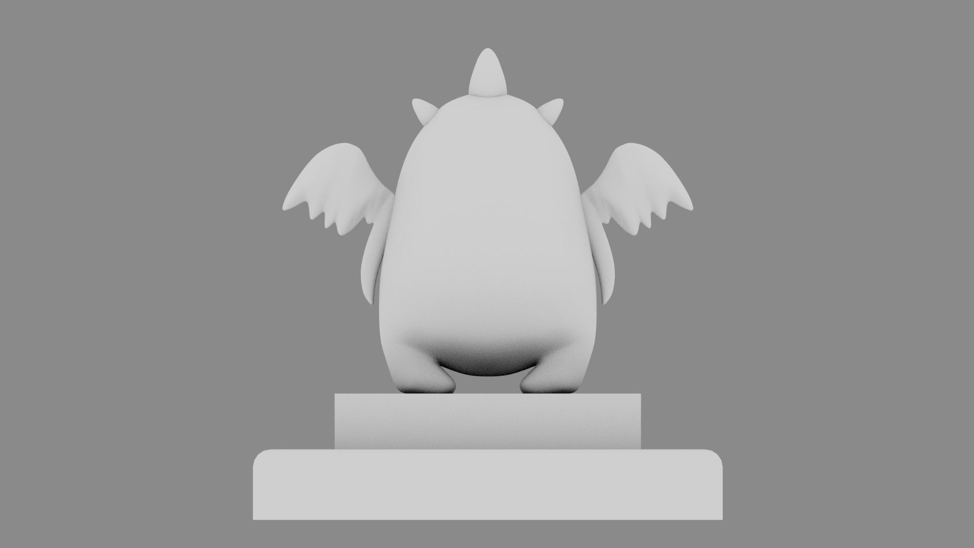 Halloween Ghost Low-poly 3D model_1