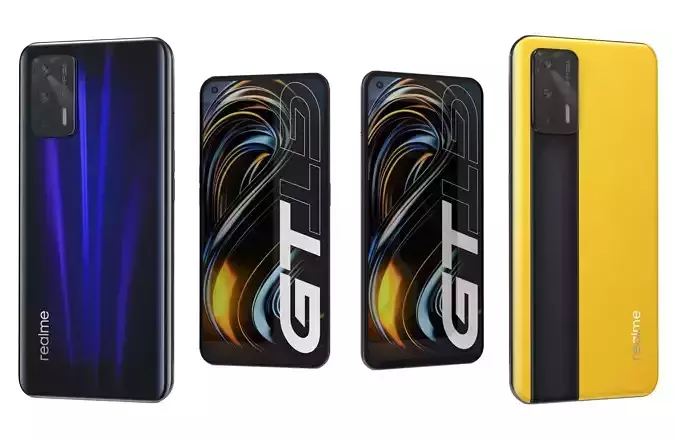 Realme GT Blue And Yellow