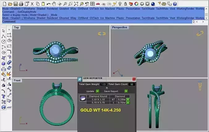 halo twist engagement ring set