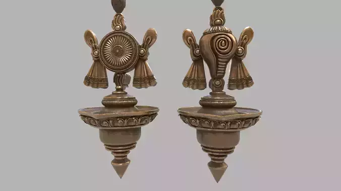 oil lamp shanku chakra oil lamp balaji 