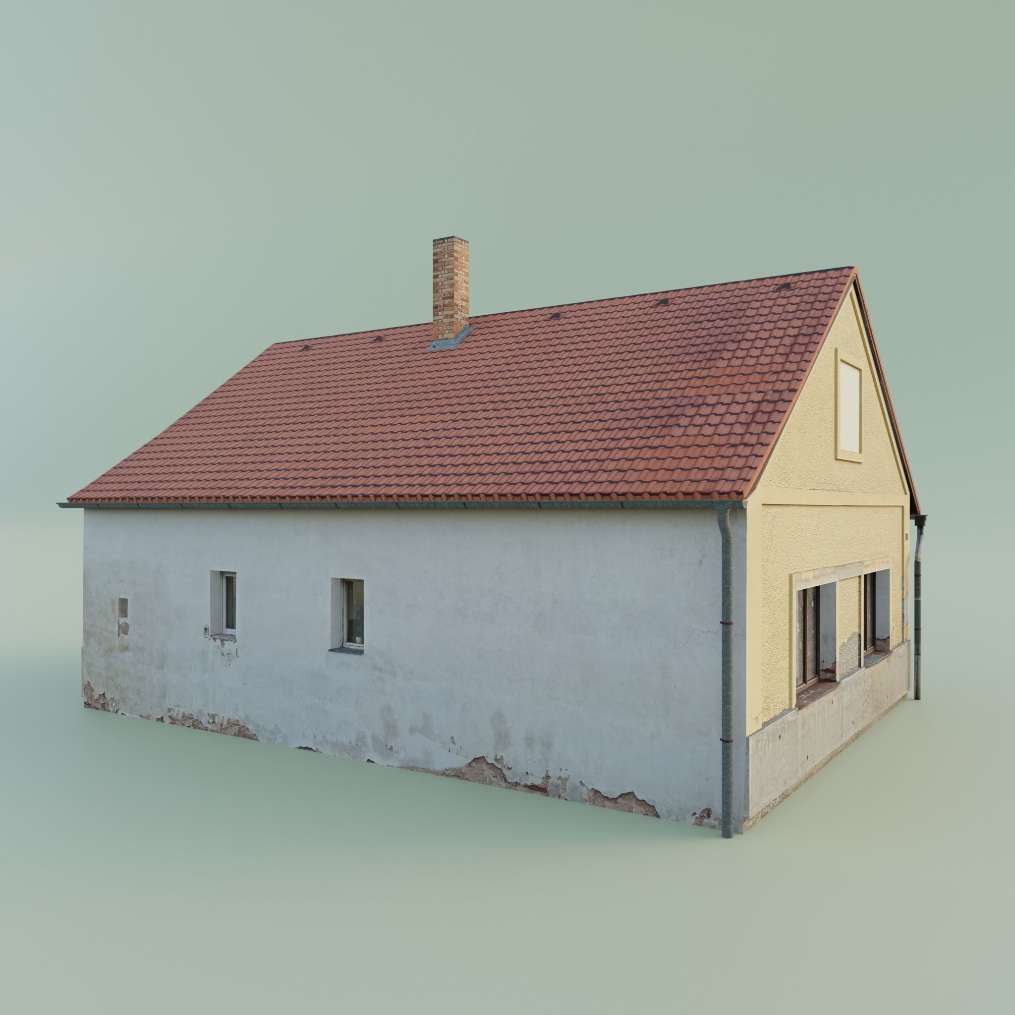 House Low-poly 3D model_1