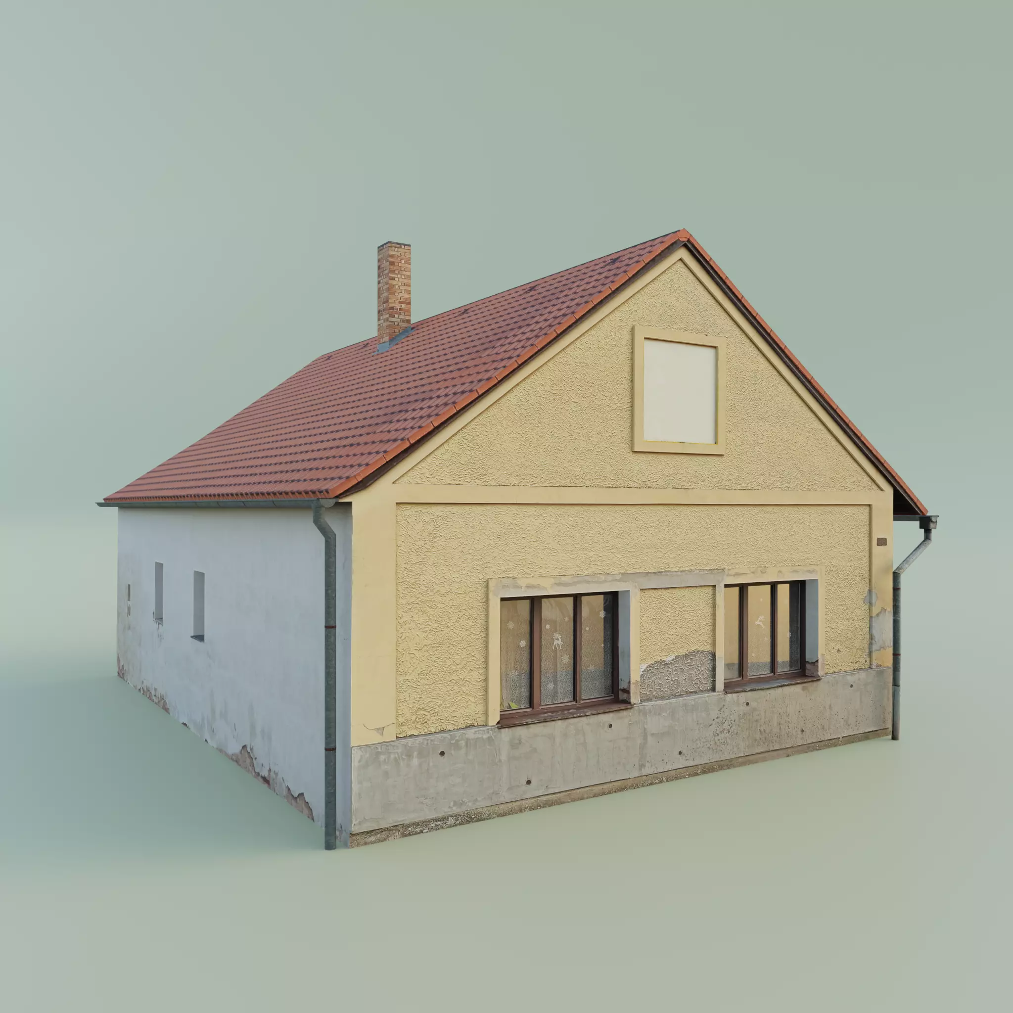 House Low-poly 3D model_0