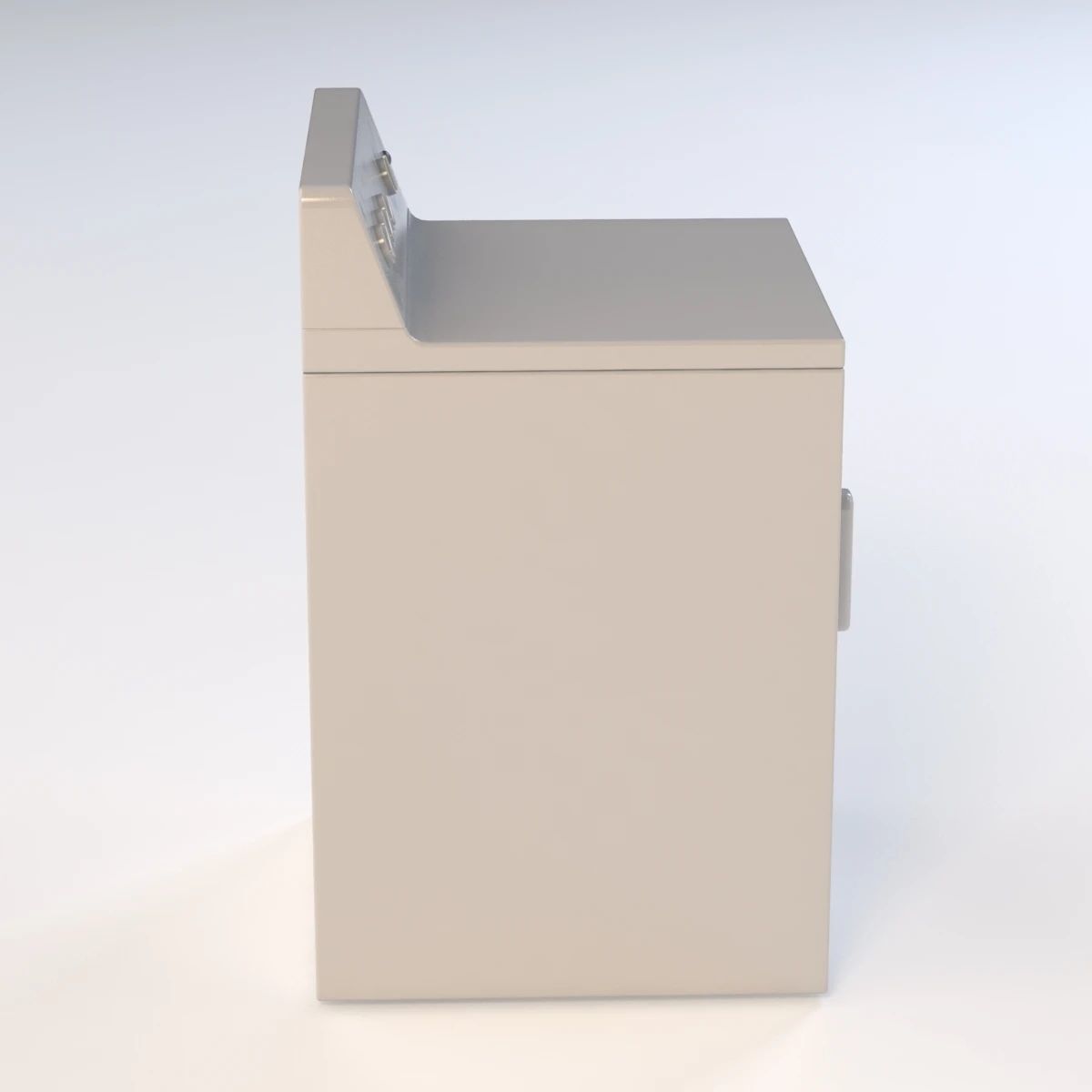 GE 6 0 Cu Ft Capacity Dura Drum Electric Dryer 3D model_4