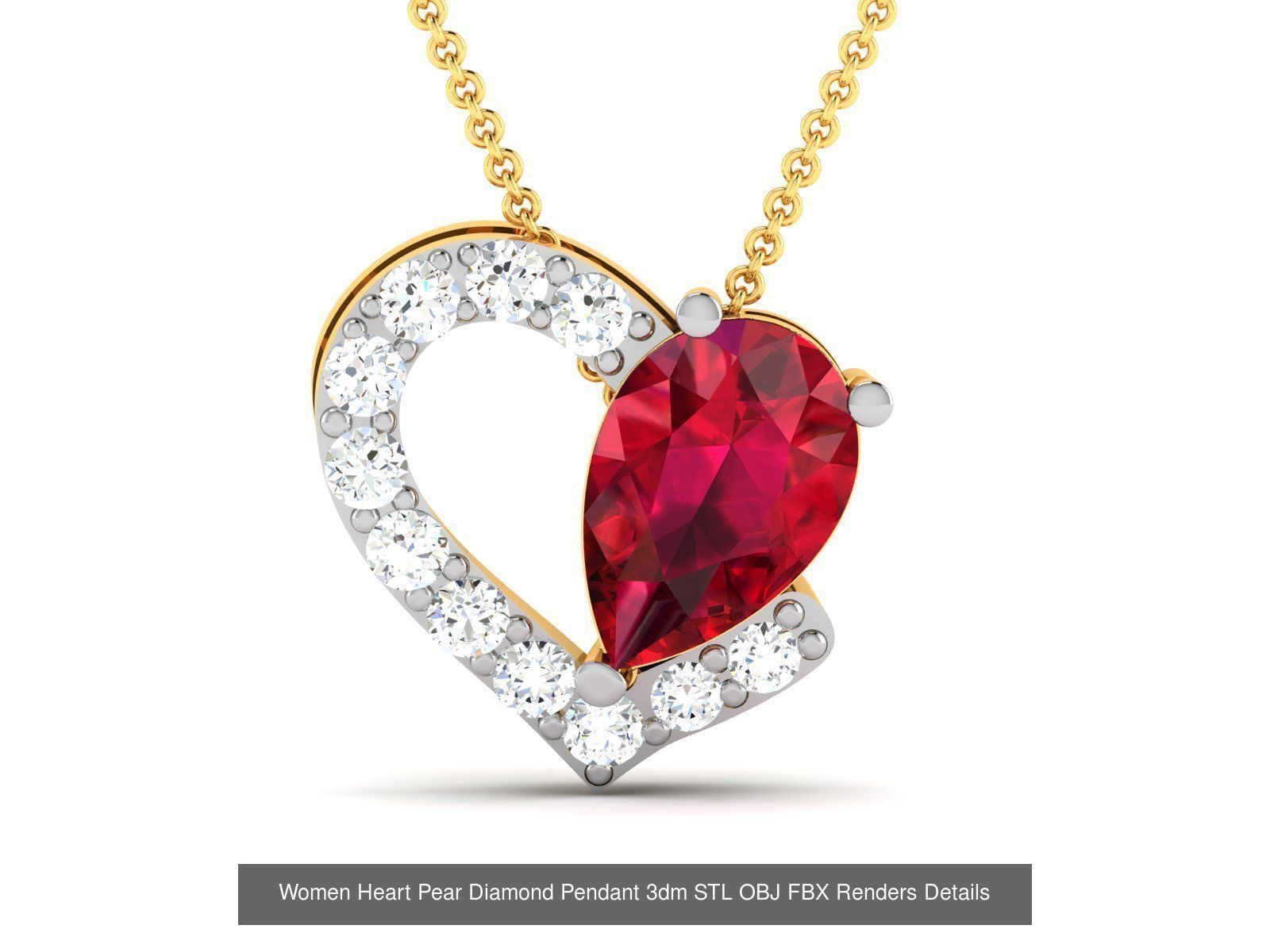 22 Women Pear Diamond Pendants Collection _23