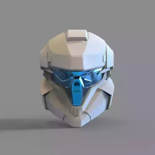 Warmaster Halo Infinite Wearable Full Helmet Cosplay 3D print model