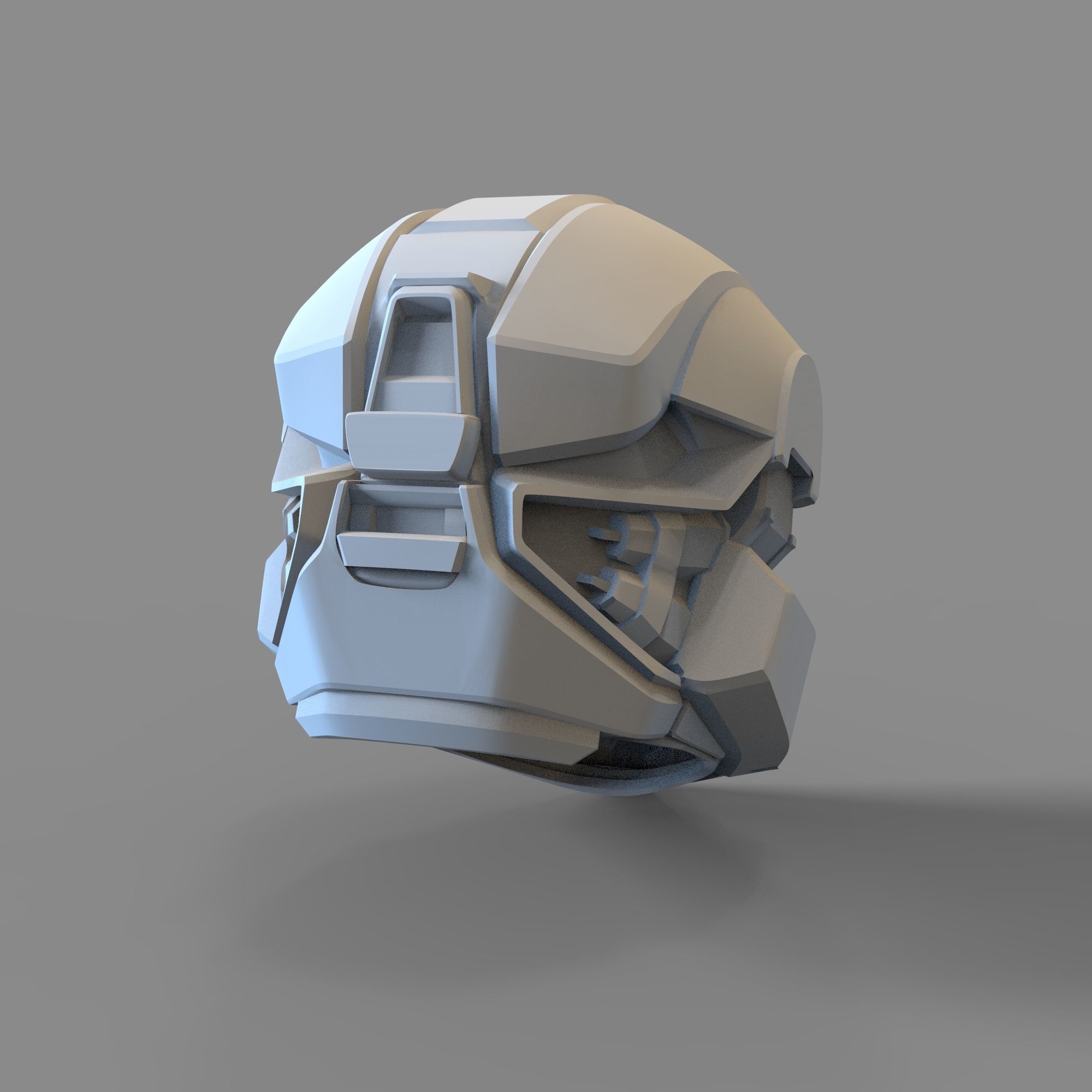 Warmaster Halo Infinite Wearable Full Helmet Cosplay 3D print model_72