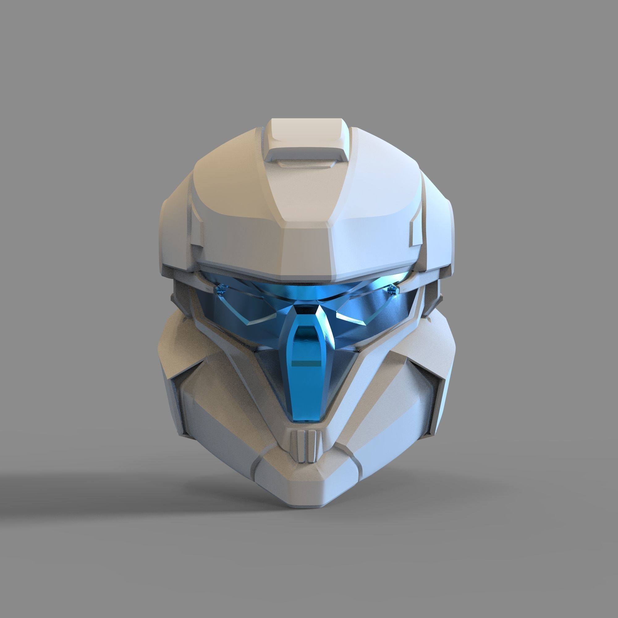 Warmaster Halo Infinite Wearable Full Helmet Cosplay 3D print model_9