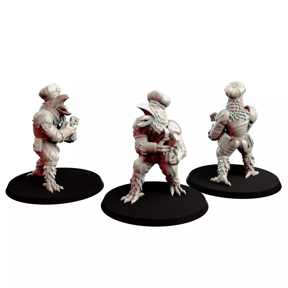 Crowmen 2 space marines 3D print model_0