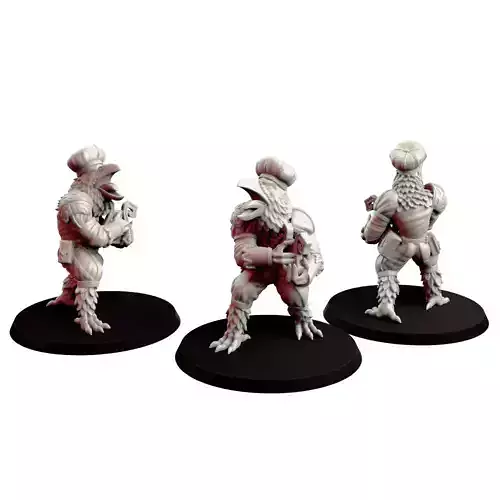 Crowmen 2 space marines 3D print model