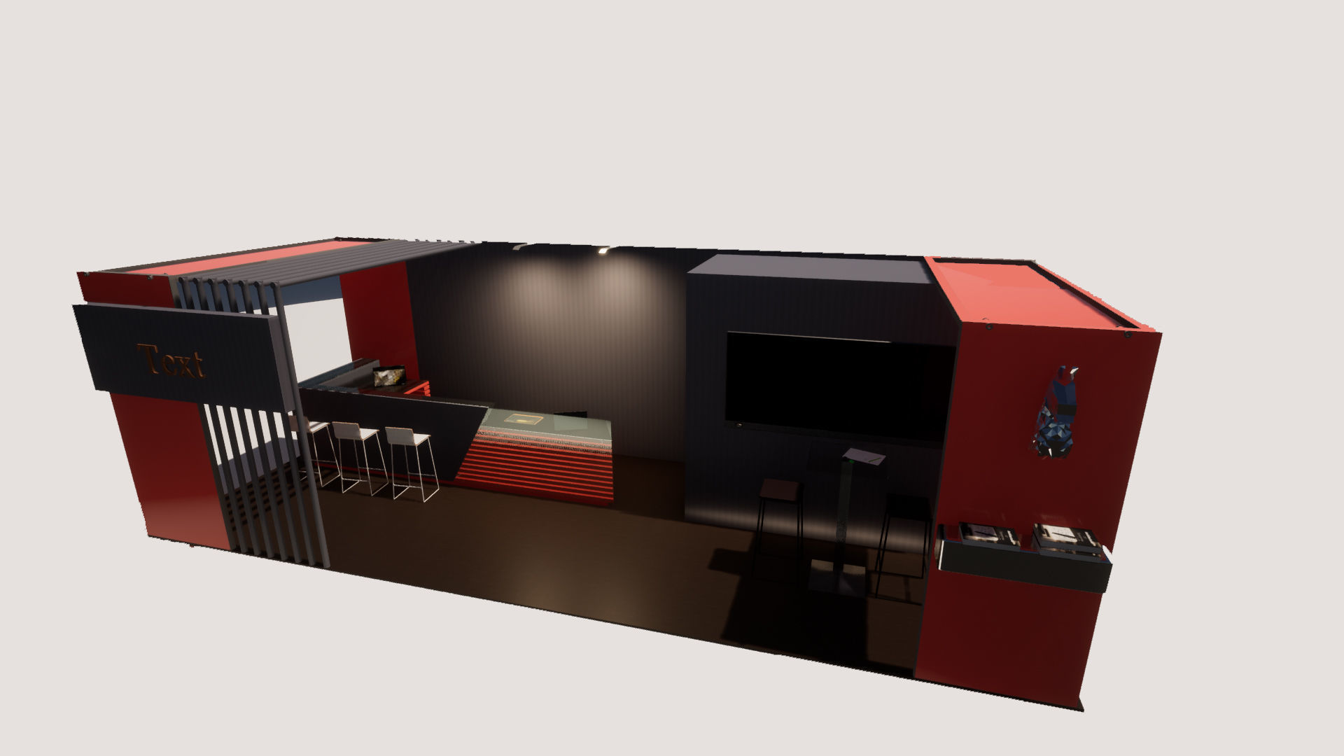 stand design 3D model_1