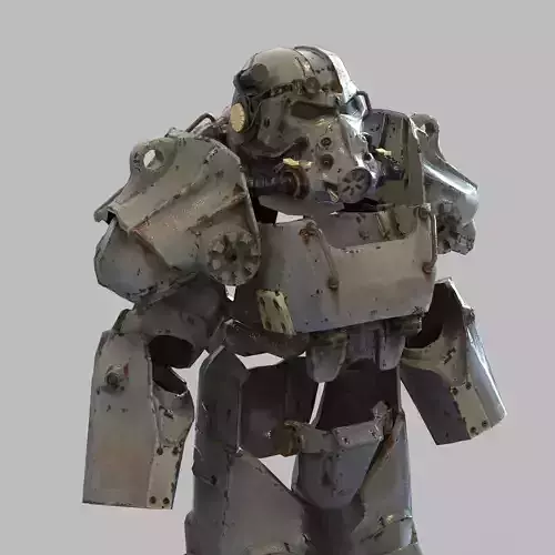 T-60 Fallout Power Armor Wearable Full Body with Helmet 3D print model