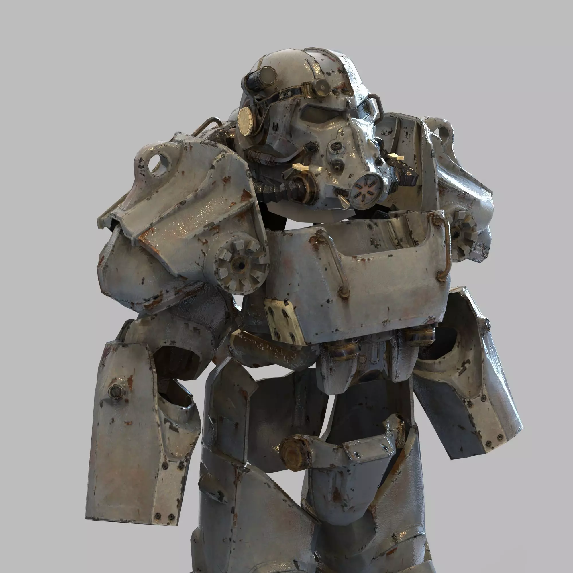T-60 Fallout Power Armor Wearable Full Body with Helmet 3D print model_0