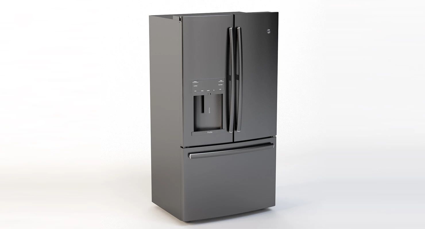 General Electric Profile Series 27 8 Cu Ft French Door   3D model_9