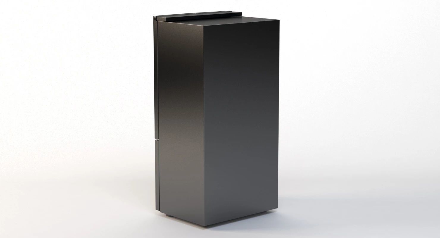 General Electric Profile Series 27 8 Cu Ft French Door   3D model_4