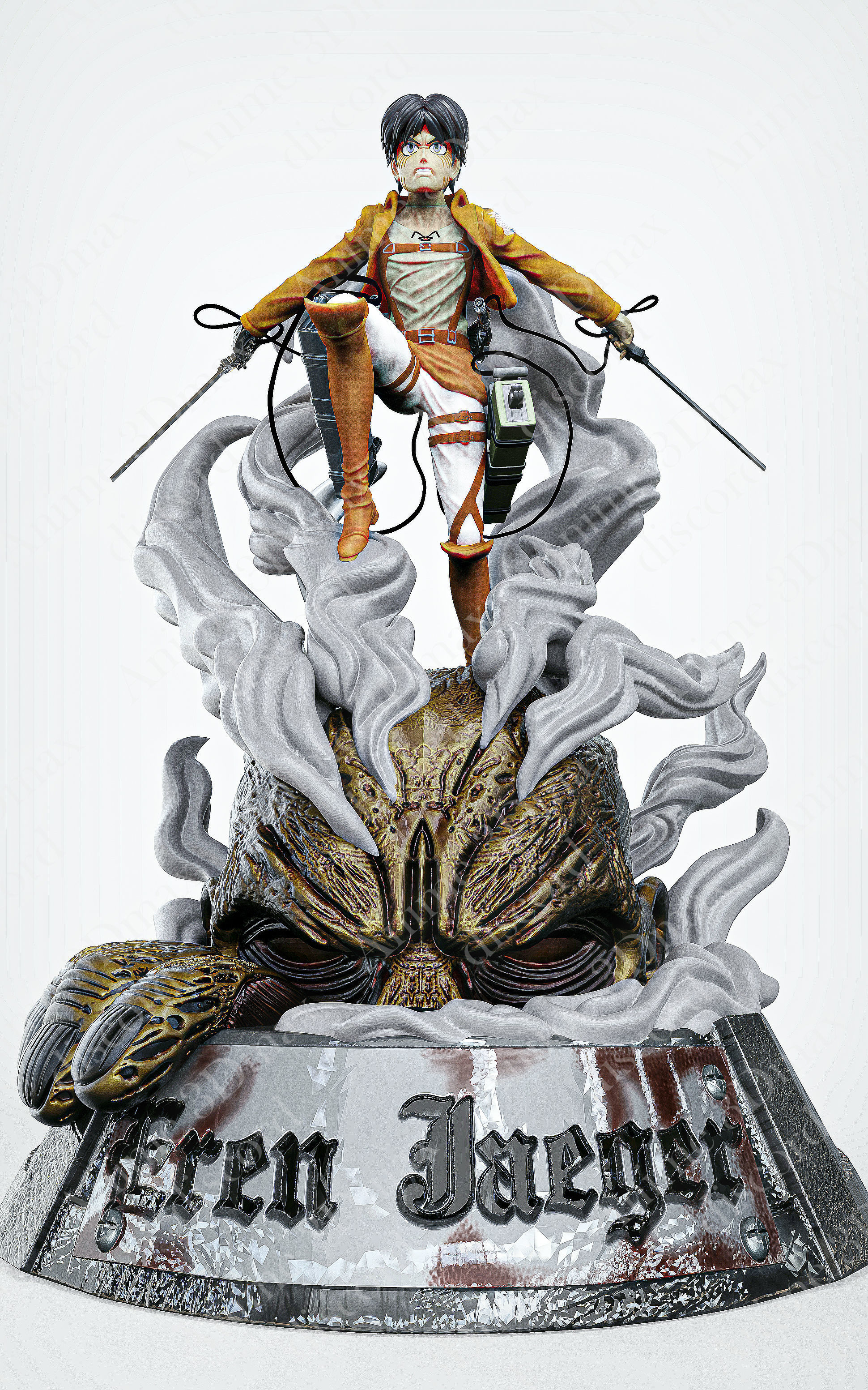 EREN GEAGER - SHINGEKI NO KYOJIN 3D print model_3