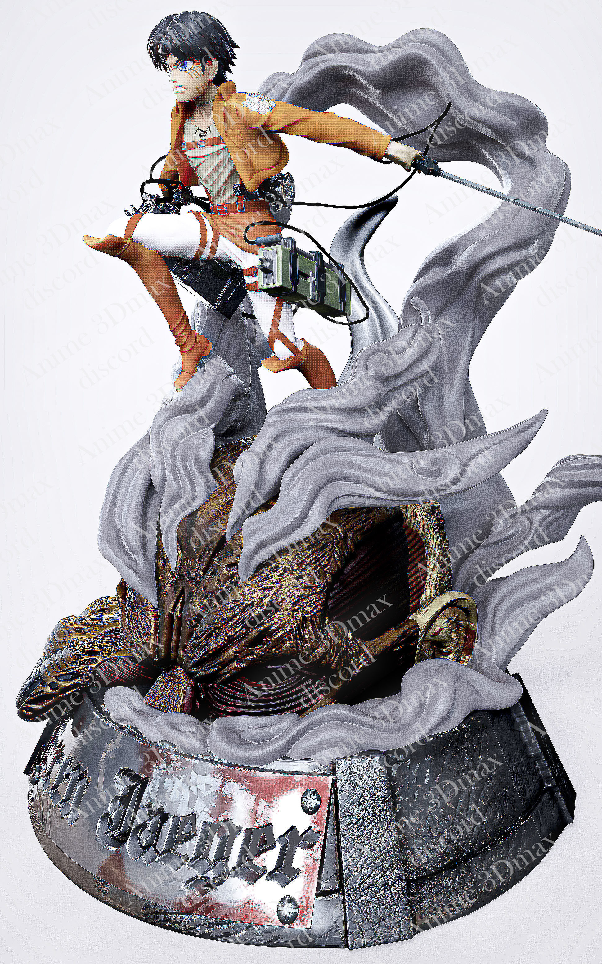 EREN GEAGER - SHINGEKI NO KYOJIN 3D print model_2