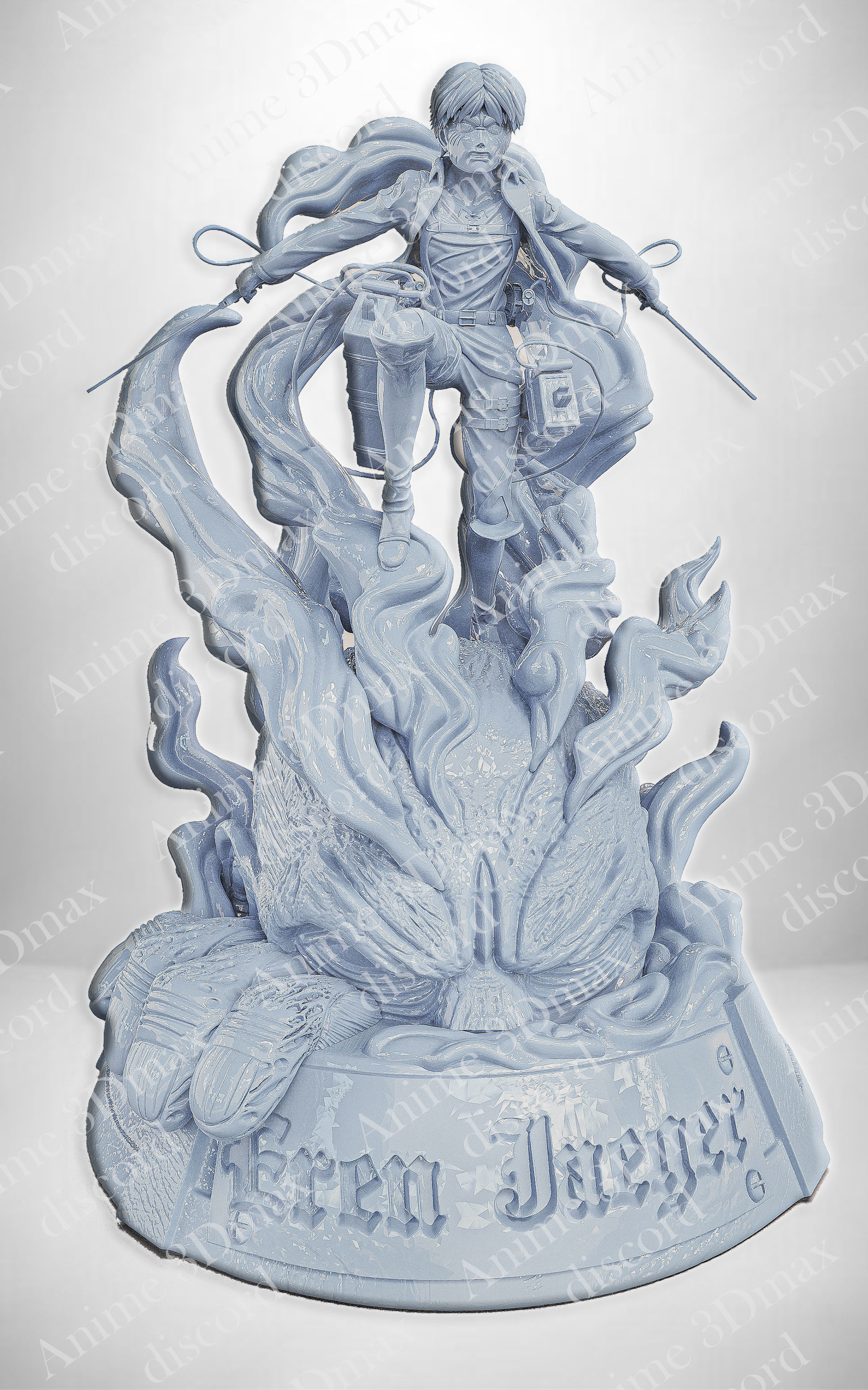 EREN GEAGER - SHINGEKI NO KYOJIN 3D print model_4