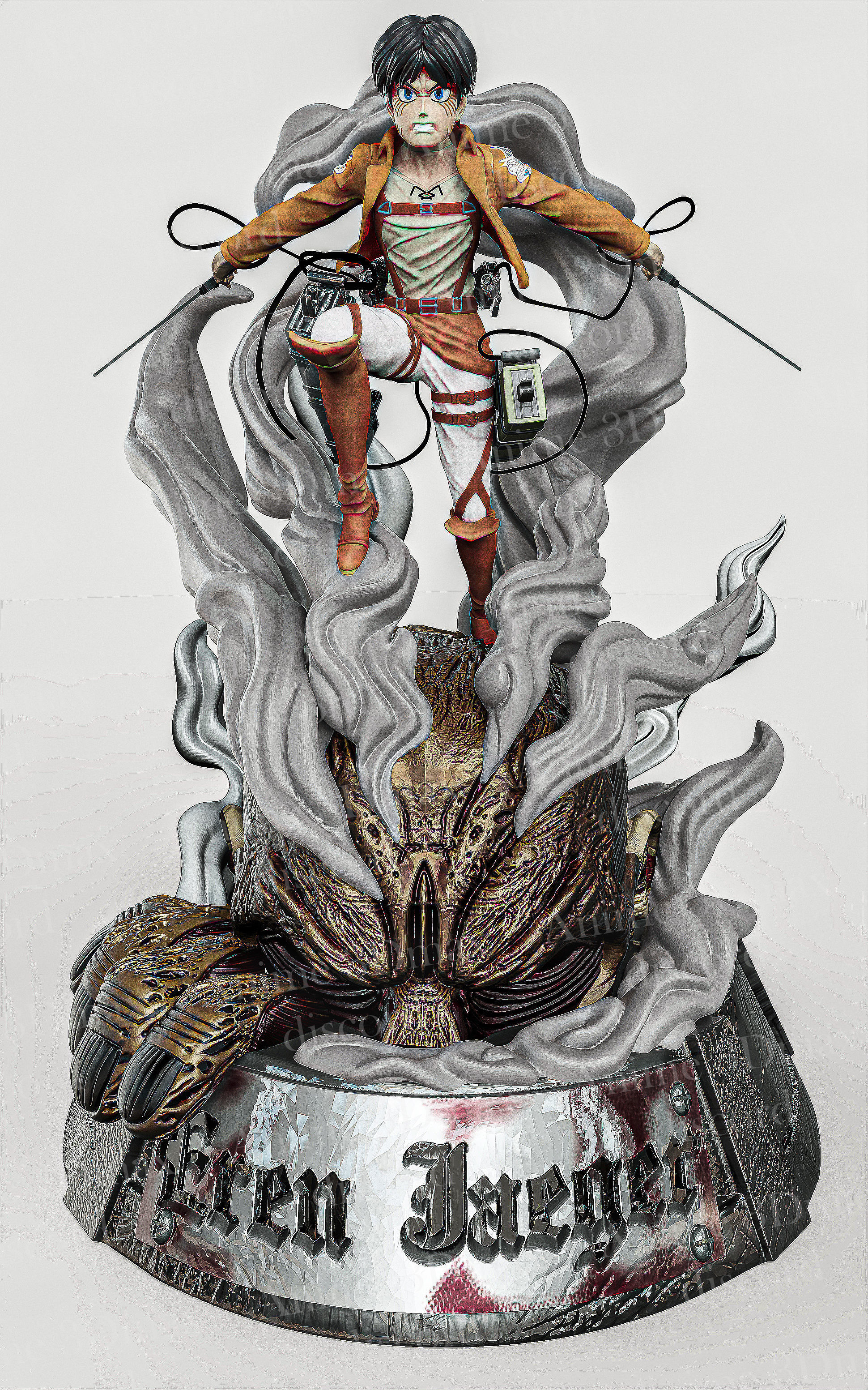 EREN GEAGER - SHINGEKI NO KYOJIN 3D print model_1