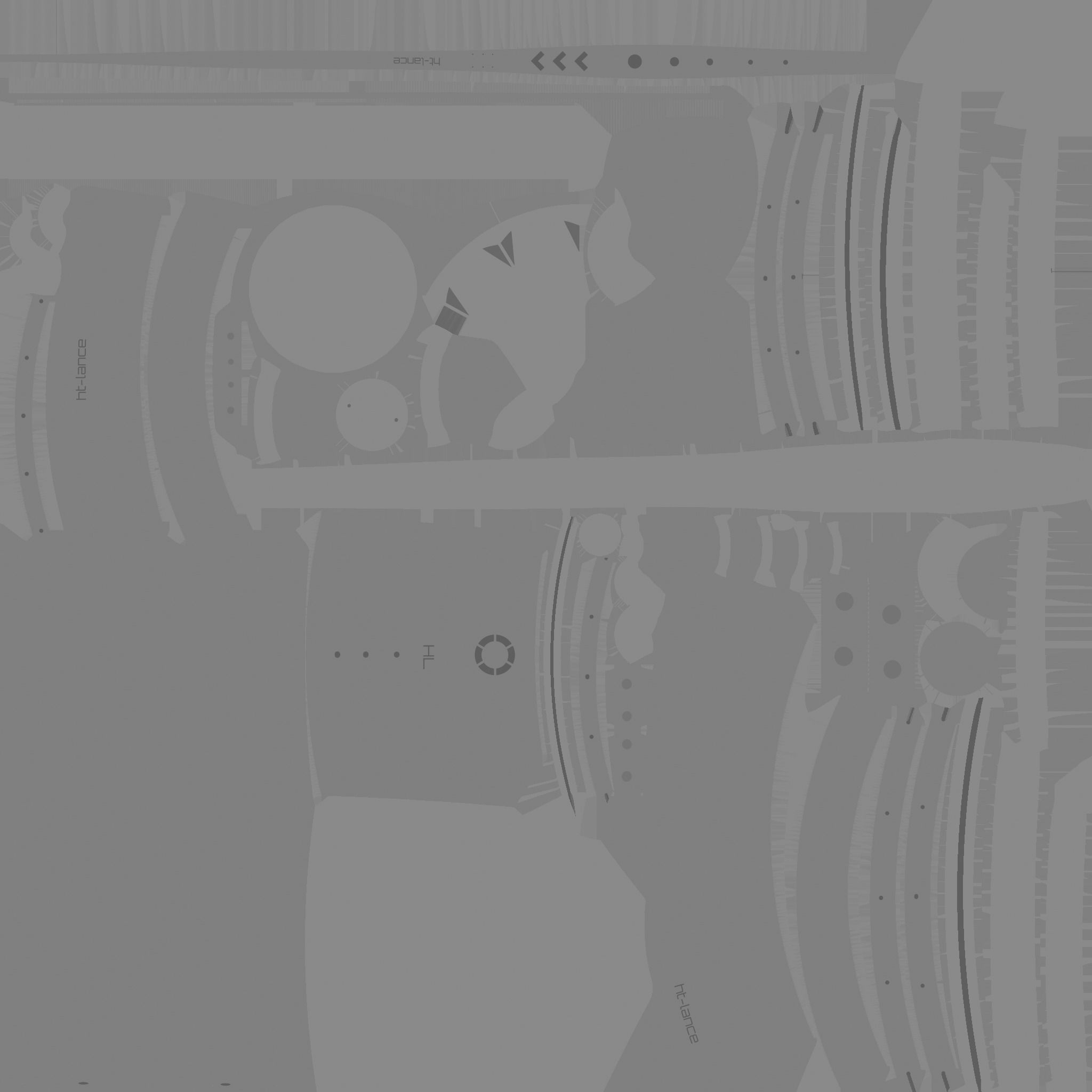 SciFi War Lance A03 Black Green - Sci Fi Weapon Design Low-poly 3D model_23