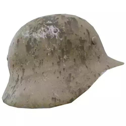German M35 Afrika Korps Helmet Damaged