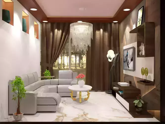 Living Room 3D model
