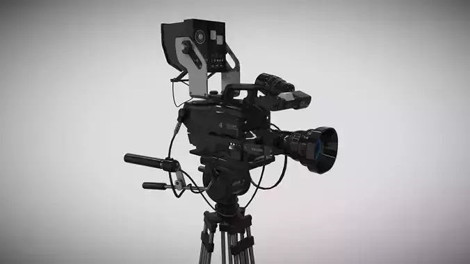 TV Camera Ultima Low-poly 3D model