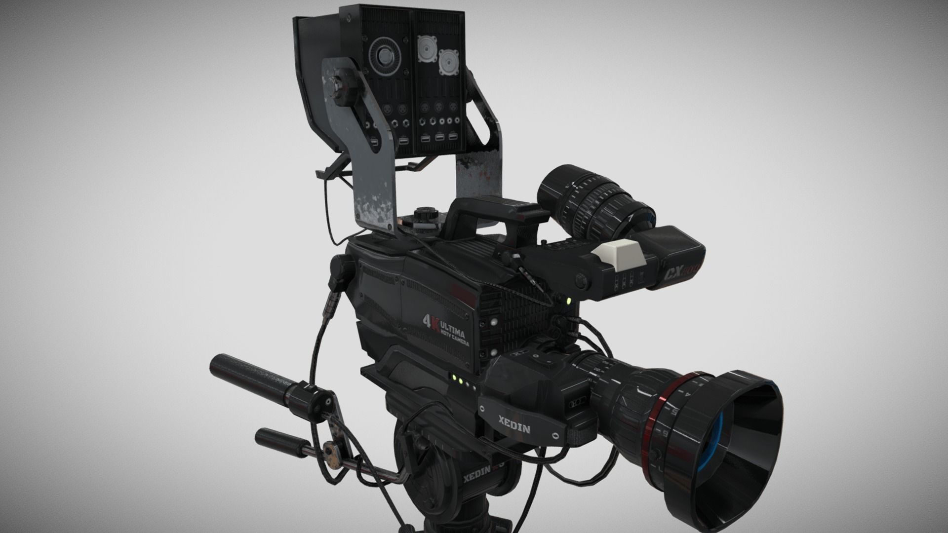 3D model TV Camera Ultima VR / AR / low-poly | CGTrader